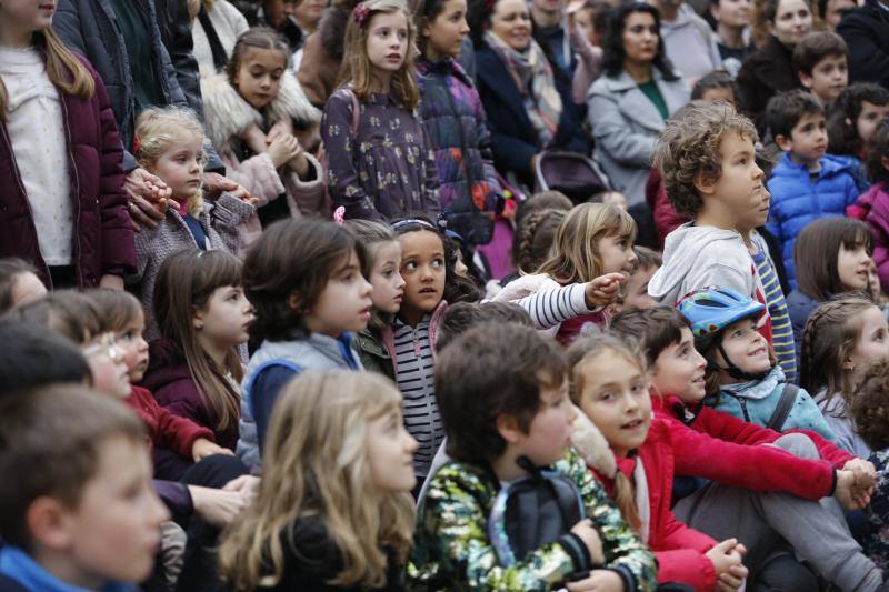 Hubo representaciones en Begoña, plaza del Instituto, seis de agosto y numerosas salas de la ciudad