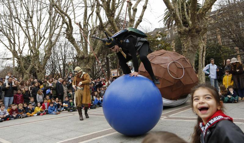 Hubo representaciones en Begoña, plaza del Instituto, seis de agosto y numerosas salas de la ciudad