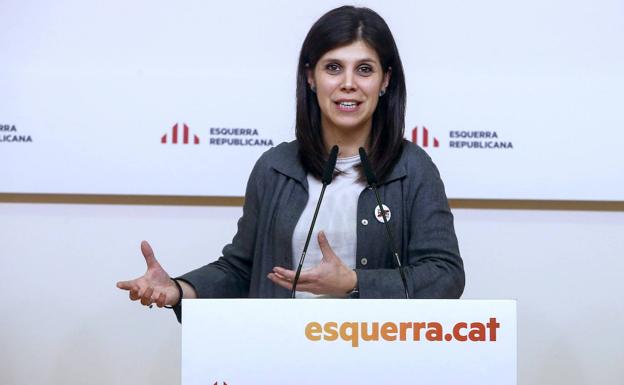 La portavoz de Esquerra, Marta Vilalta.