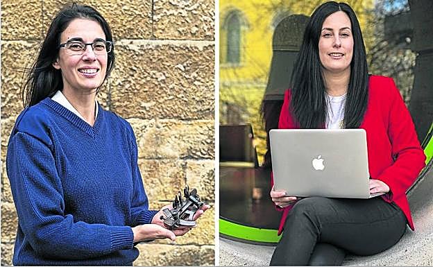 Verónica Soto López y La informática Beatriz Remeseiro.