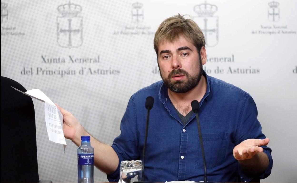 El diputado de Podemos Daniel Ripa, en una imagen de archivo. 