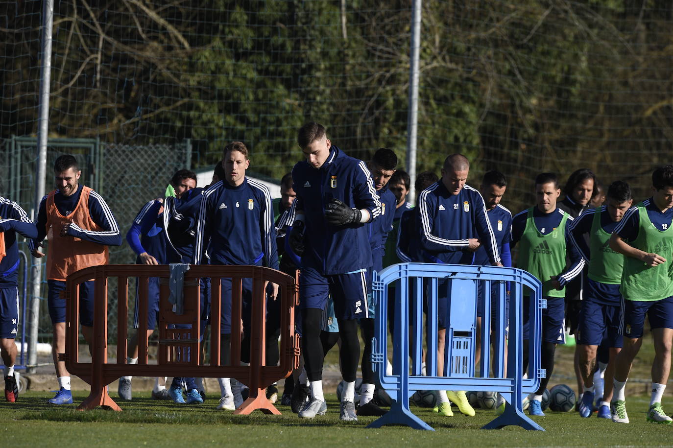 Los azules siguen con la preparación para el partido ante el Alcorcón