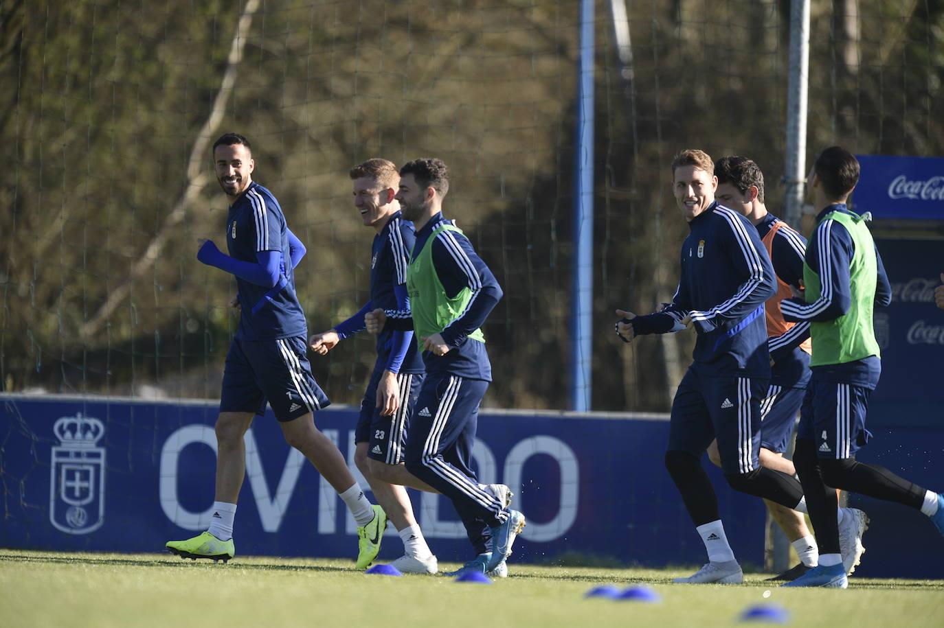 Los azules siguen con la preparación para el partido ante el Alcorcón