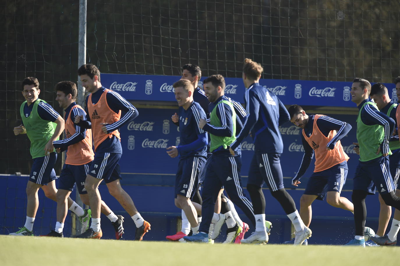 Los azules siguen con la preparación para el partido ante el Alcorcón