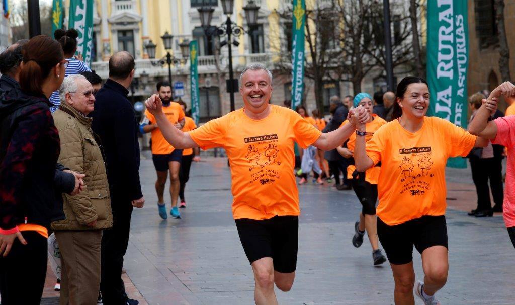 La capital del Principado acogió la II Carrera Galbán para recaudar fondos contra el cáncer infantil