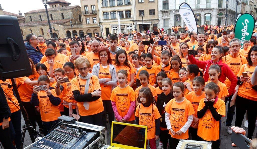 La capital del Principado acogió la II Carrera Galbán para recaudar fondos contra el cáncer infantil