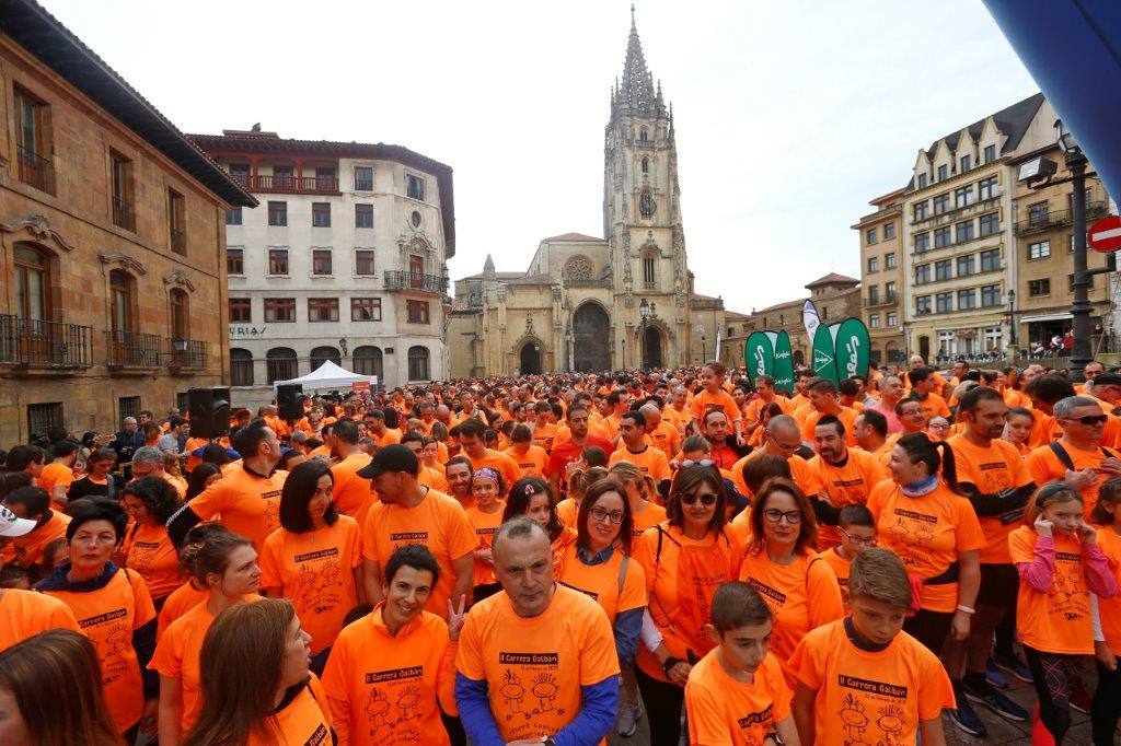 La capital del Principado acogió la II Carrera Galbán para recaudar fondos contra el cáncer infantil