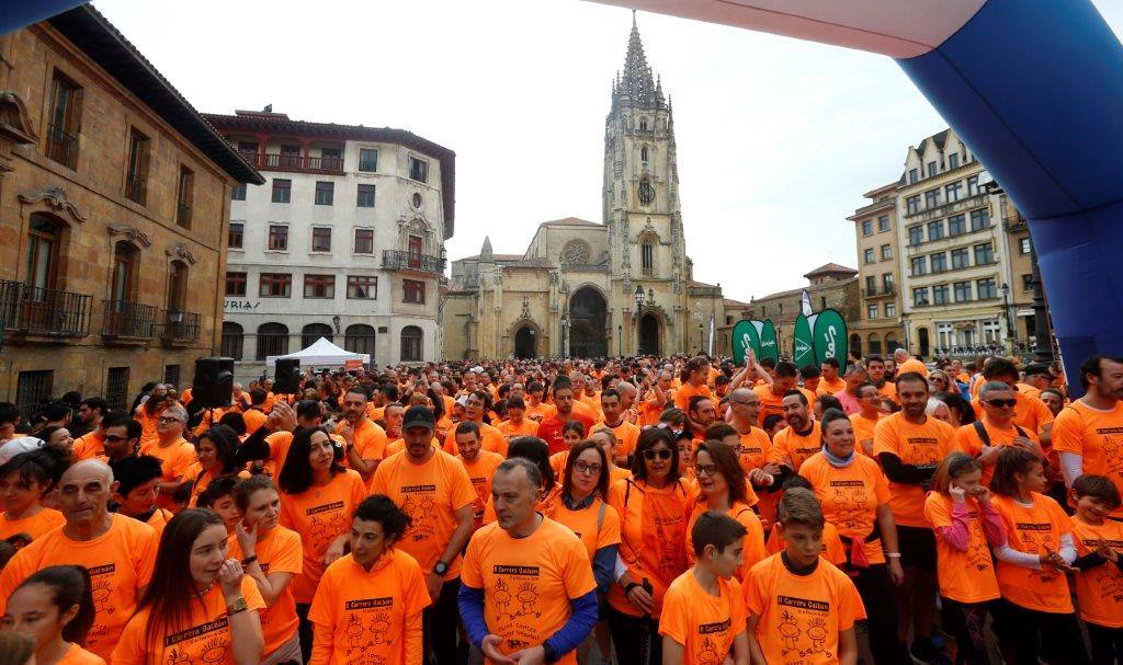 La capital del Principado acogió la II Carrera Galbán para recaudar fondos contra el cáncer infantil