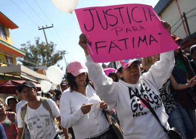 Imagen secundaria 1 - El secuestro y brutal asesinato de la pequeña Fátima sobrecoge a México