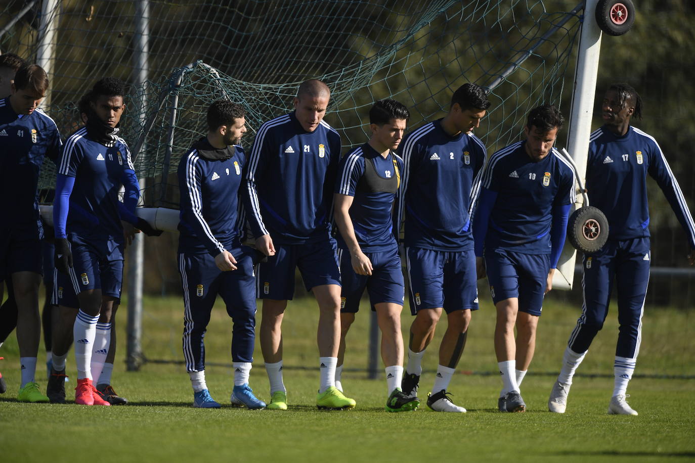 Fotos: Entrenamiento del Real Oviedo (19-2-20)