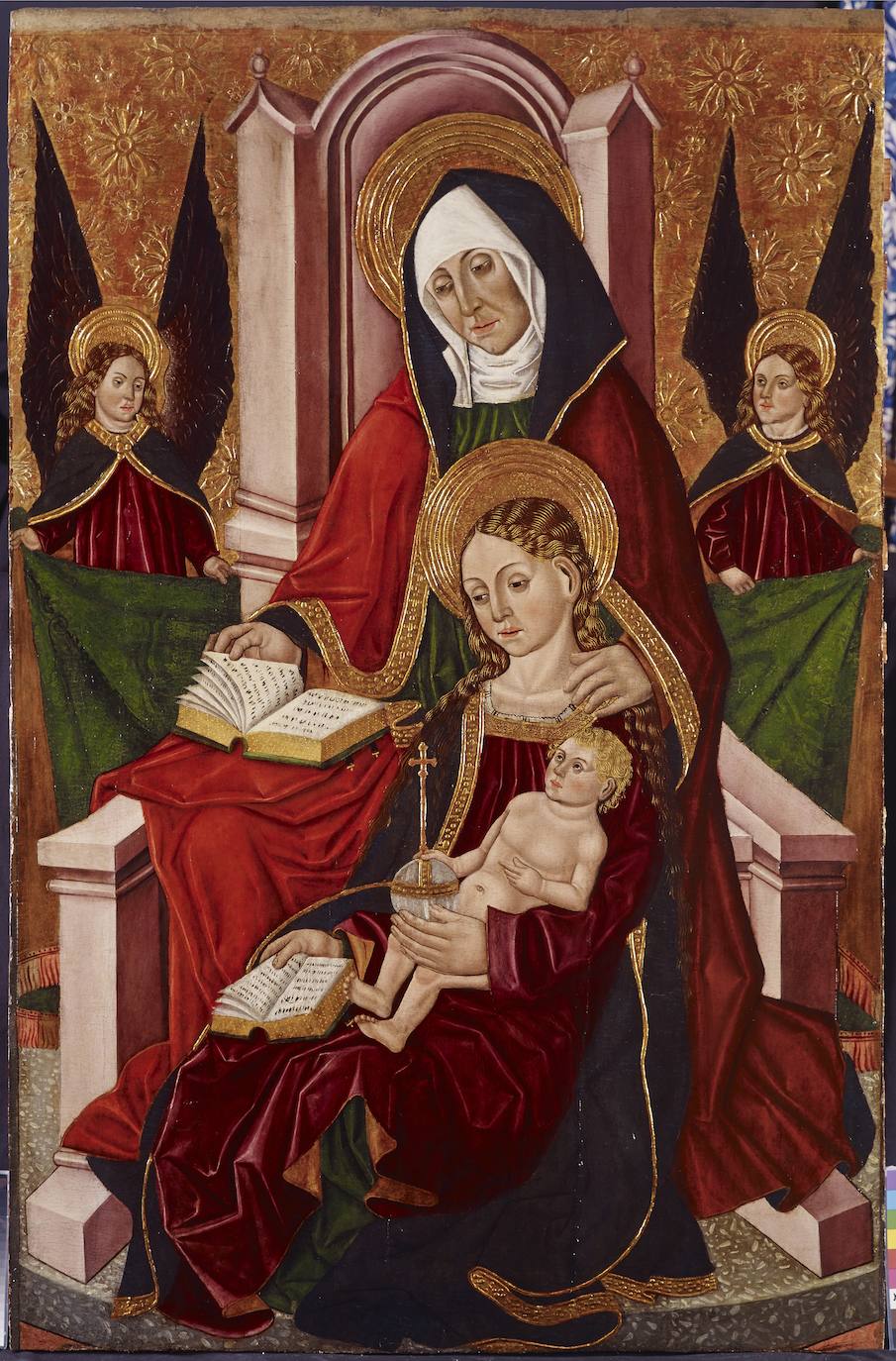 'Virgen con el niño'; de Juan de la Abadía, 1490