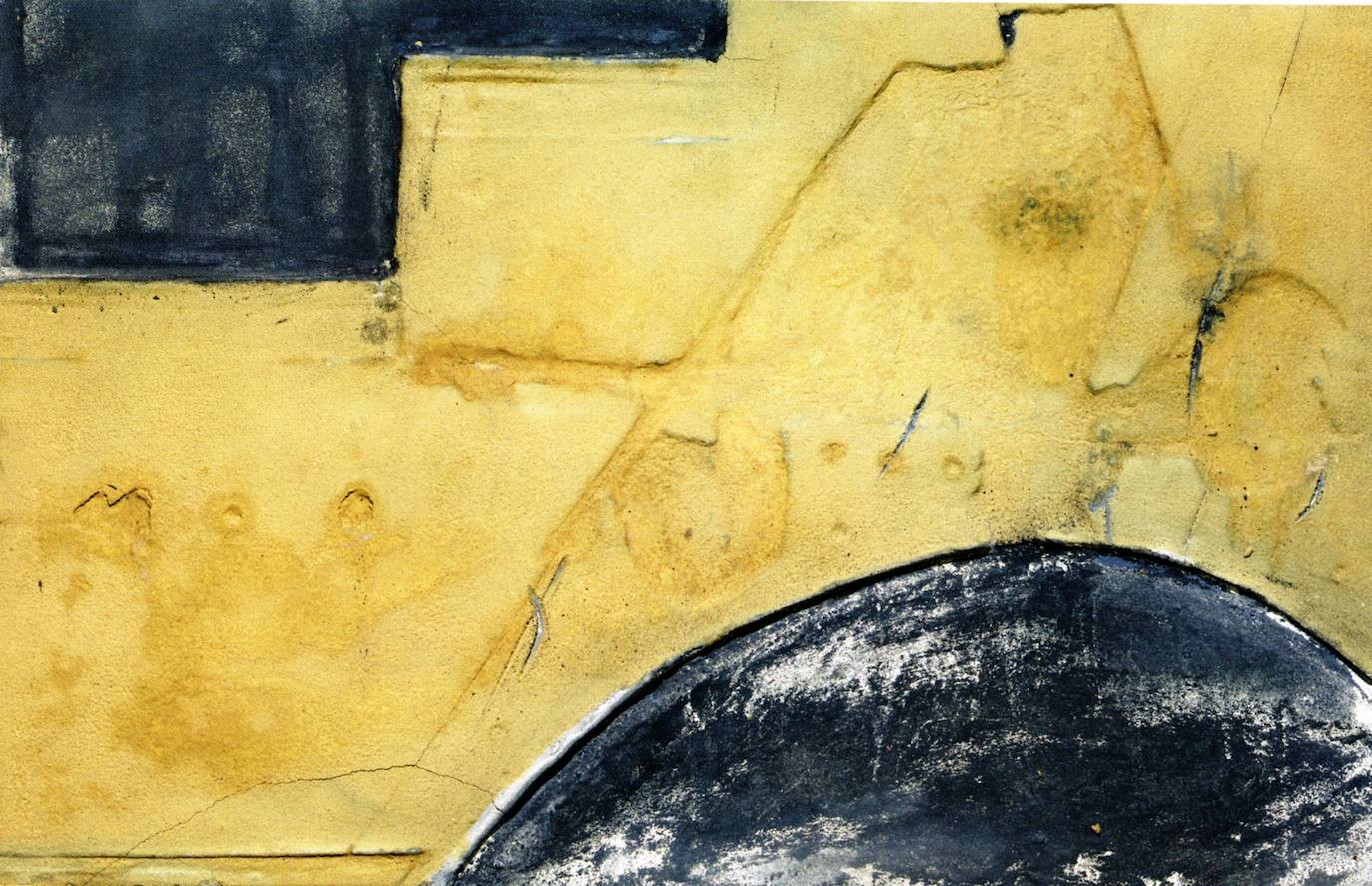 'Ocre y gris'; Tàpies, 1964