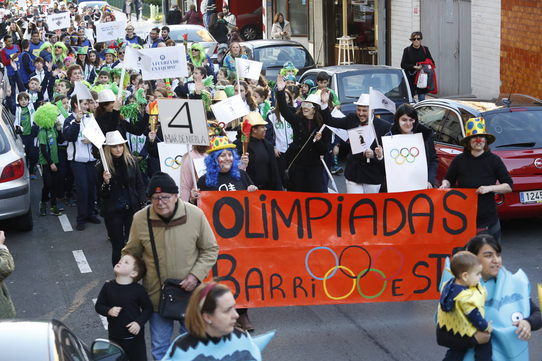 Fotos: Antroxu en la zona oeste de Gijón