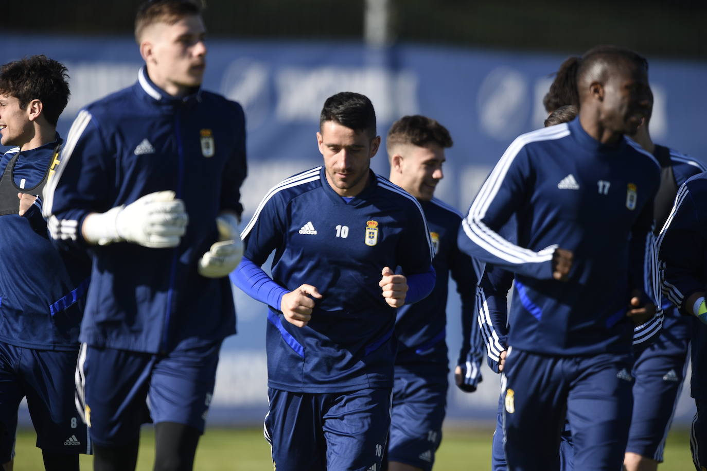 Los azules siguen con su preparación para el partido ante el Lugo