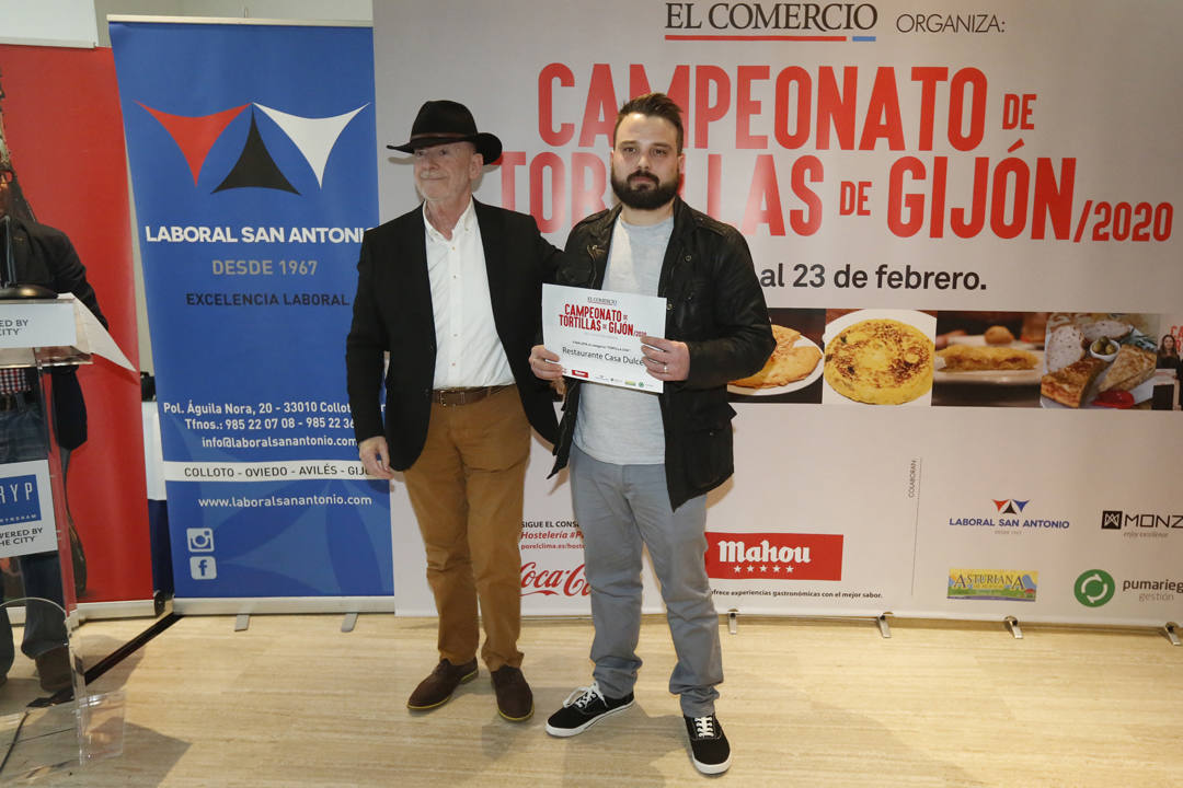 El Campeonato de Tortillas de Gijón 2020 ya tiene ganador: la Cafetería Restaurante Europa