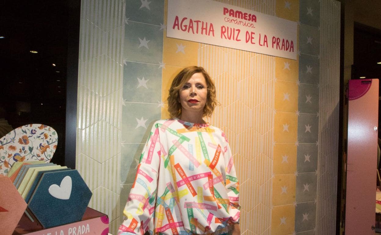 Ágatha Ruiz de la Prada, en Avilés. 