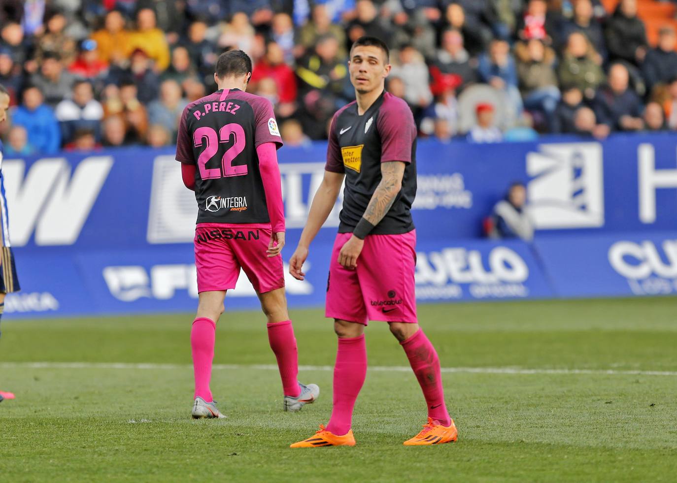 El conjunto rojiblanco cayó en El Toralín debido a un gol Kaxe en el minuto 17. 