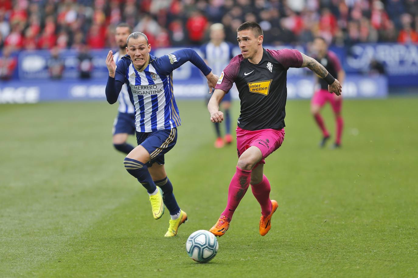 El conjunto rojiblanco cayó en El Toralín debido a un gol Kaxe en el minuto 17. 