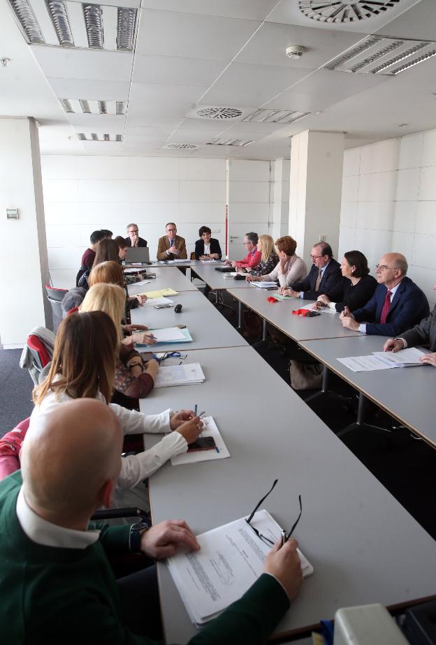 Reunión extraordinaria del Consejo de salud celebrado ayer. 