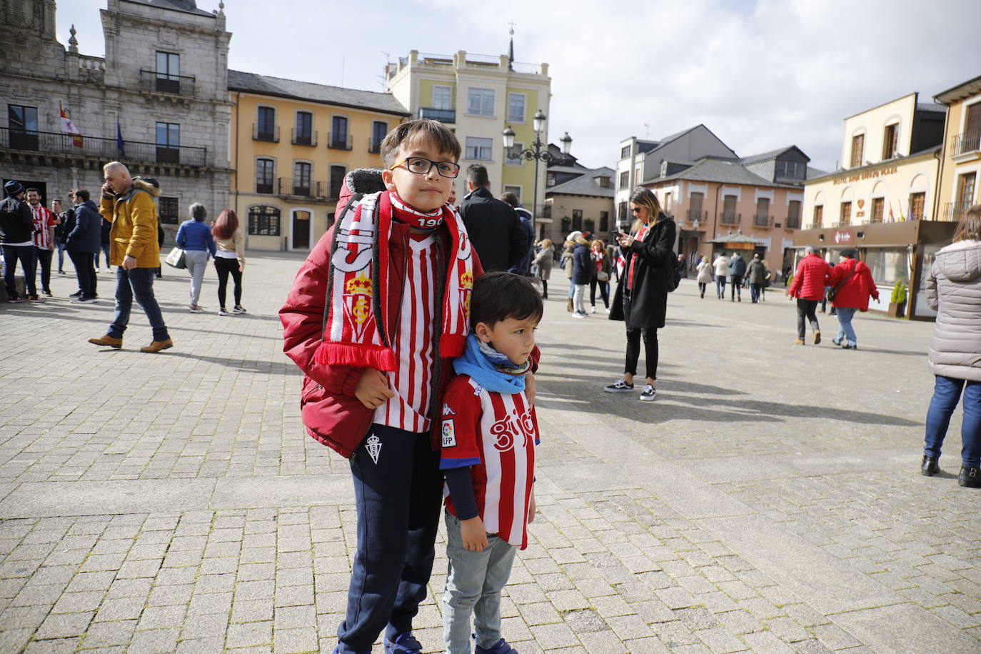 Se esperan unos 2.000 seguidores en las gradas de El Toralín para el importantísimo encuentro de esta tarde del Sporting