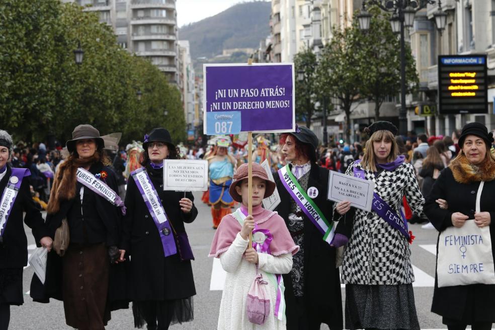 Las sufragistas reclamaron sus derechos como en los años 20 del pasado siglo. 