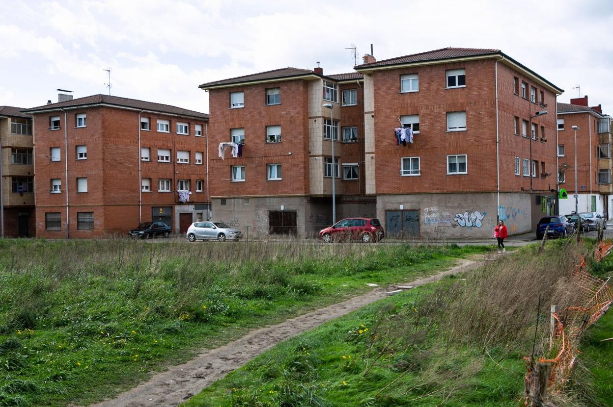 La zona de nueva construcción en la localidad sierense de Lugones. 