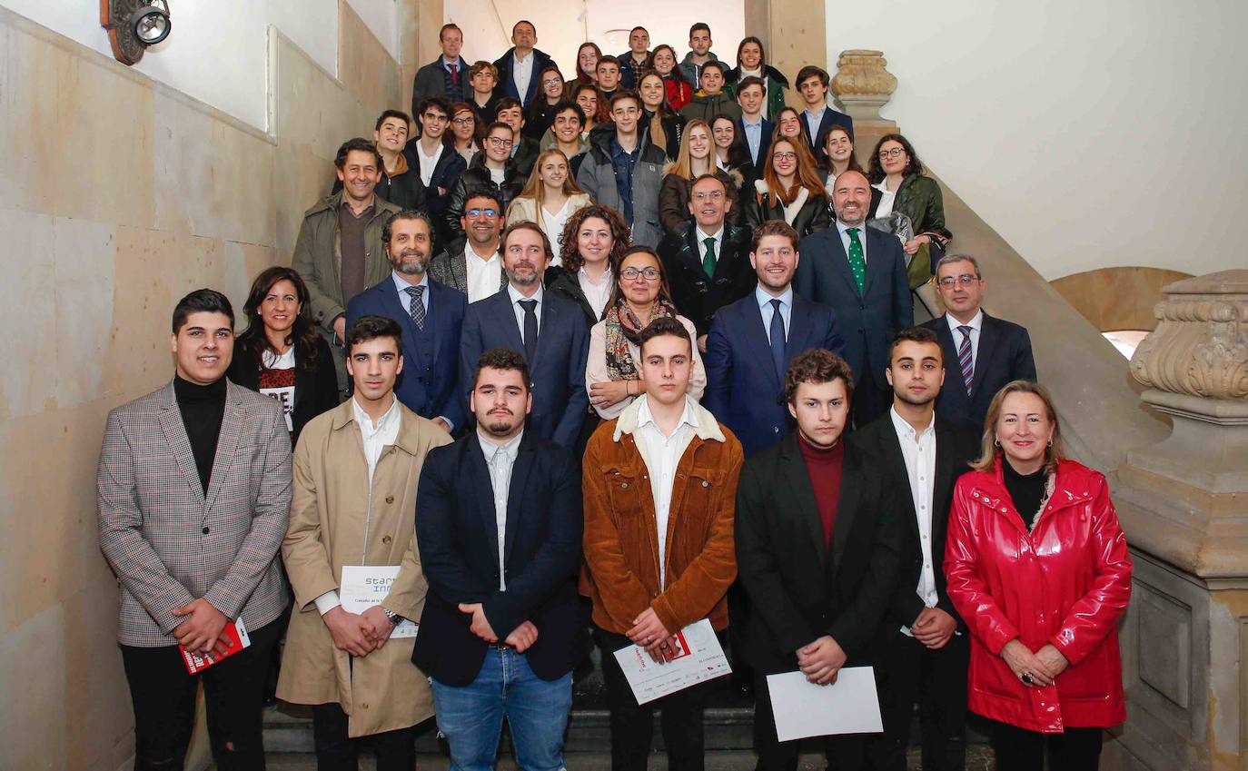 El programa de fomento de la cultura emprendedora organizado por EL COMERCIO selecciona a los ganadores de su séptima edición en el Edificio Histórico de la Universidad de Oviedo