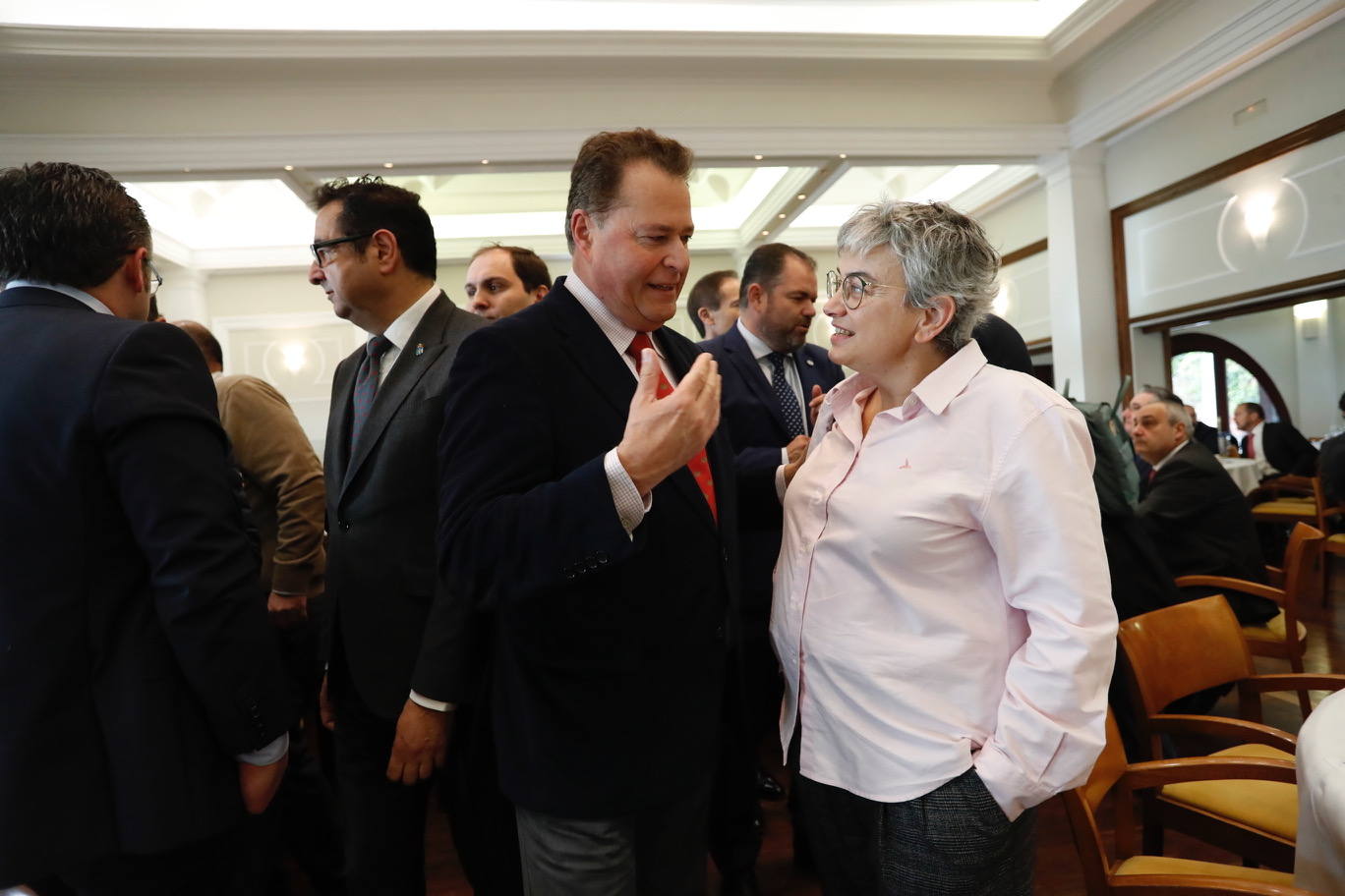 El presidente de la Confederación Española de Organizaciones Empresariales (CEOE) participa en la jornada 'Retos y oportunidades de las empresas ante el nuevo ciclo', organizada por EL COMERCIO y Liberbank