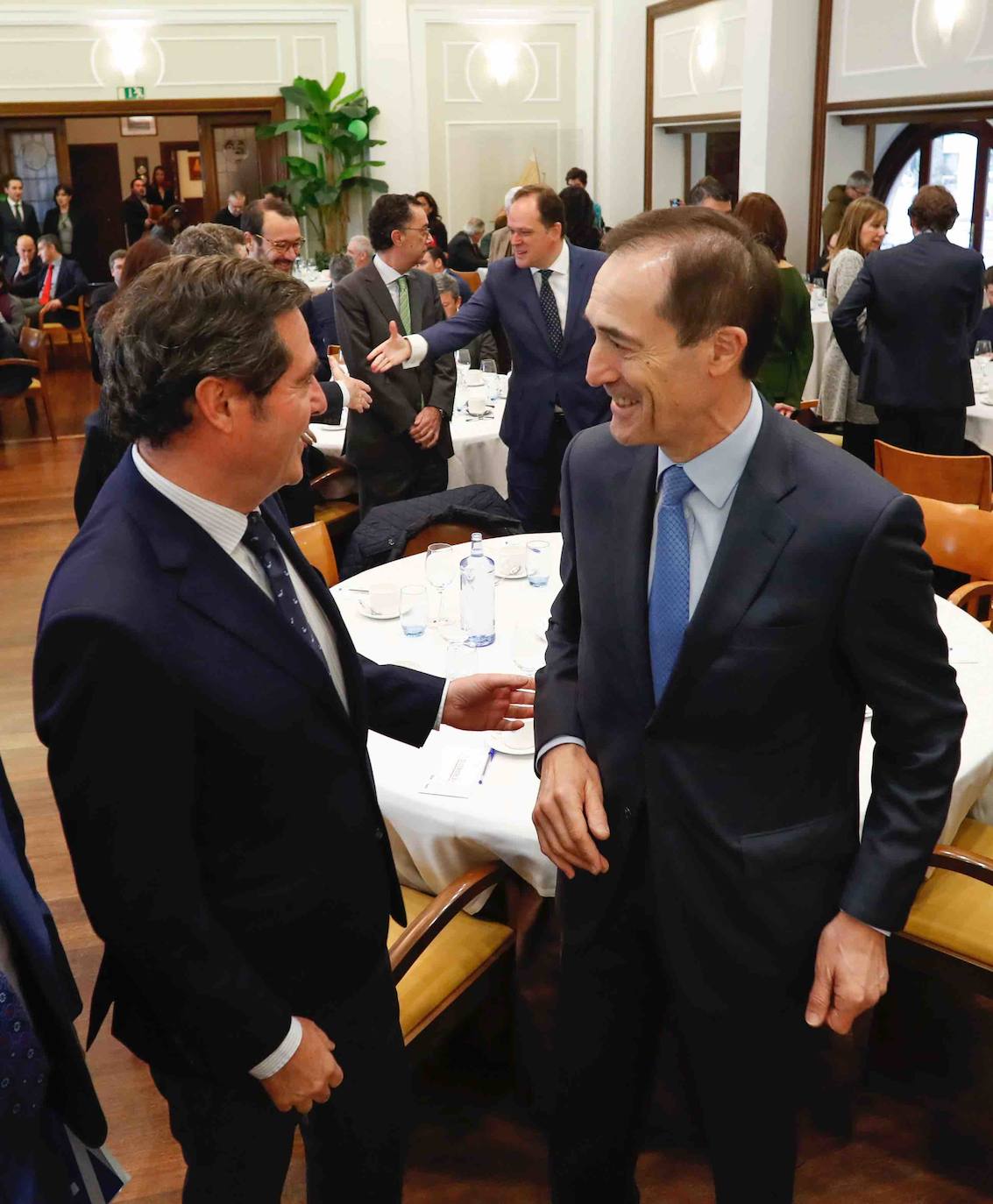 El presidente de la Confederación Española de Organizaciones Empresariales (CEOE) participa en la jornada 'Retos y oportunidades de las empresas ante el nuevo ciclo', organizada por EL COMERCIO y Liberbank