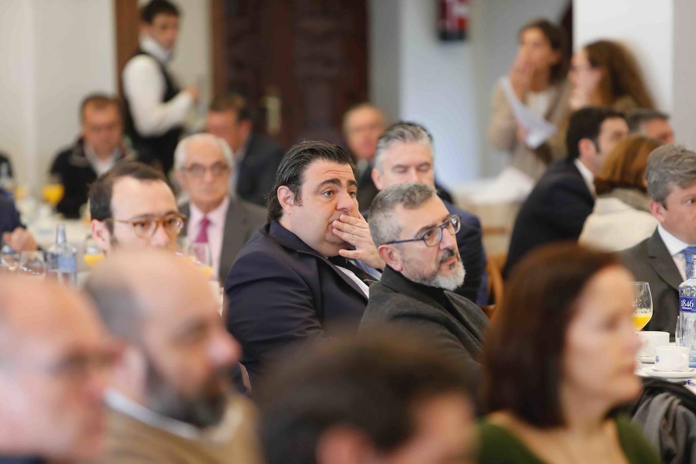 El presidente de la Confederación Española de Organizaciones Empresariales (CEOE) participa en la jornada 'Retos y oportunidades de las empresas ante el nuevo ciclo', organizada por EL COMERCIO y Liberbank