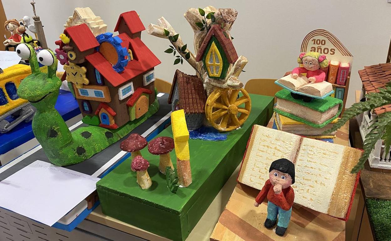 Maquetas de tres de los proyectos ganadores del concurso. 