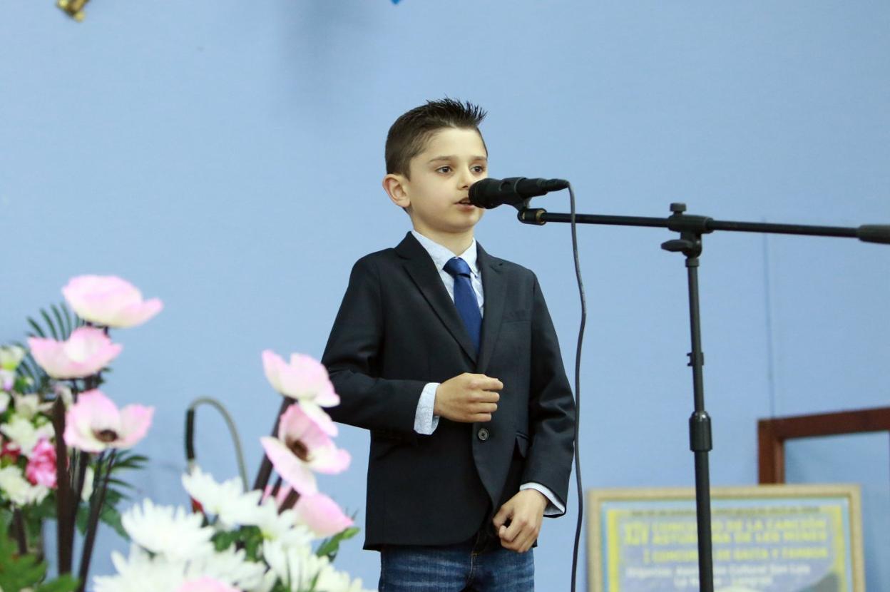 Alejandro Begega, durante su interpretación. 