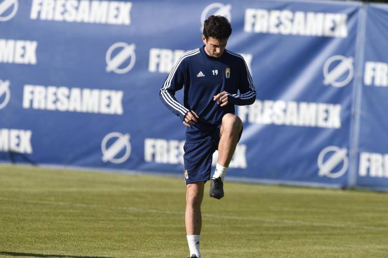 Las imágenes del entrenamiento del equipo azul.