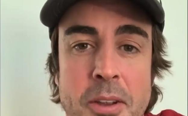 Fernando Alonso se suma al #YoMeQuedoEnCasa