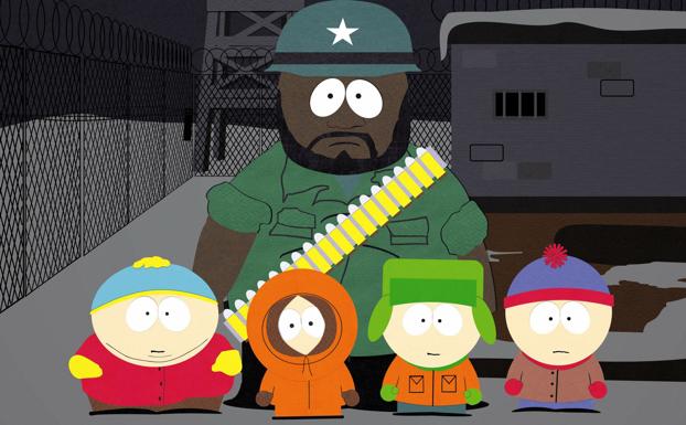 Cartman, Kenny, Kyle y Stan, de 'South Park'.