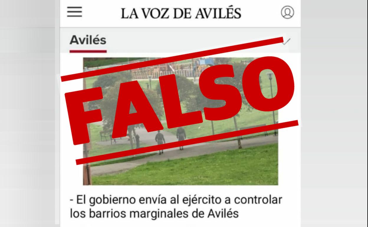 Atención FAKE. La Voz de Avilés no ha publicado esta información
