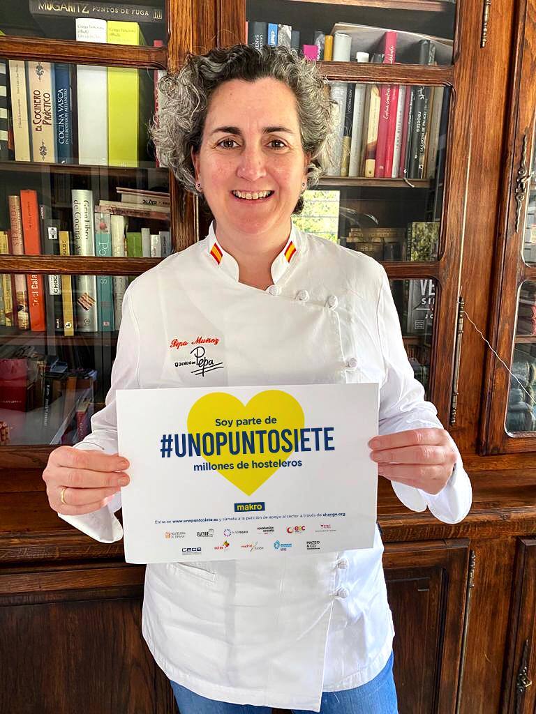 Pepa Muñoz está al frente de El Qüenco de Pepa y preside la Federación de Asociaciones de Cocineros y Reposteros de España.