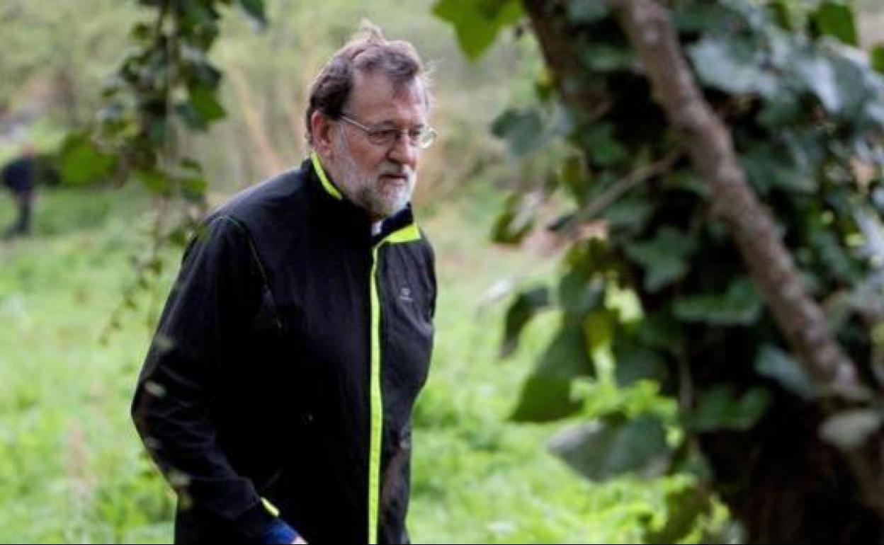 Mariano Rajoy, practicando deporte en una imagen de archivo. 