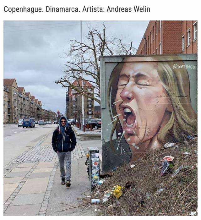 Copenhague, Dinamarca. Artista: Andreas Welin