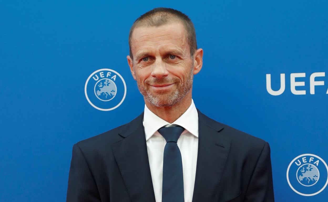 El presidente de la UEFA, Aleksander Ceferin. efe