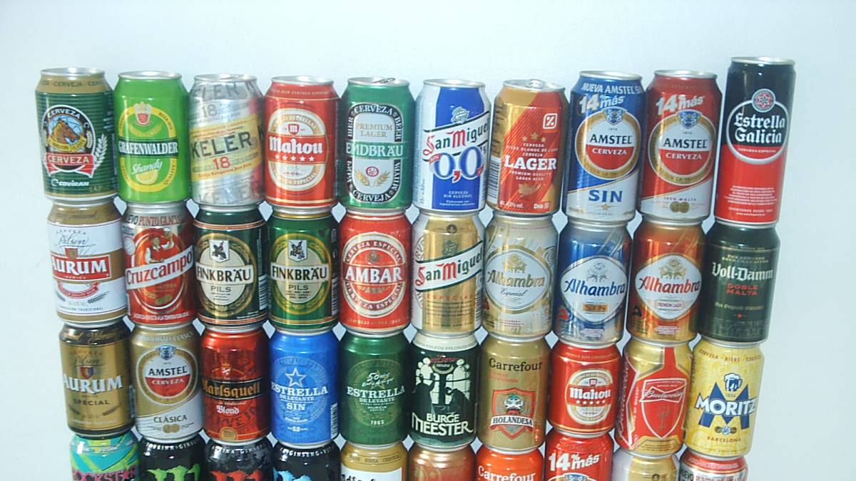 Latas de cerveza