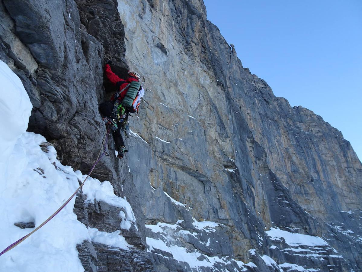 En la cara norte del Eiger