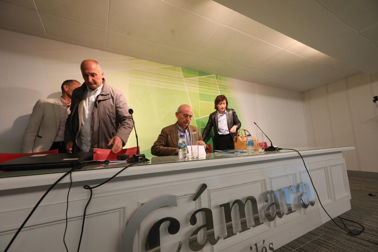 El presidente cameral, Luis Noguera, en una jornada de trabajo. 