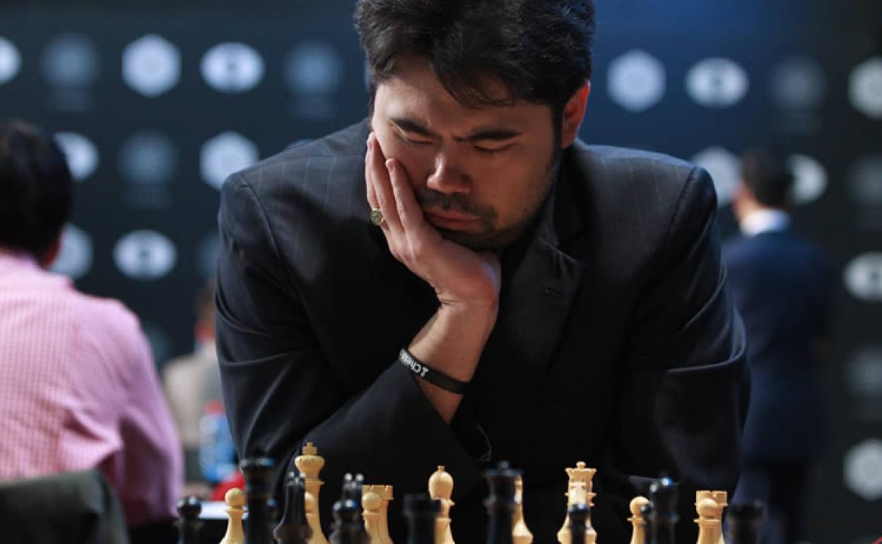 El gran maestro internacional estadounidense Hikaru Nakamura. 