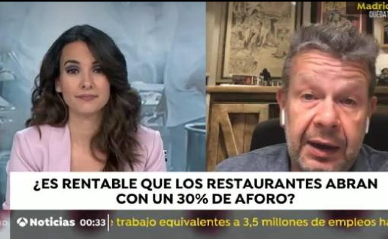 La reacción de Chicote al conocer los planes del Gobierno