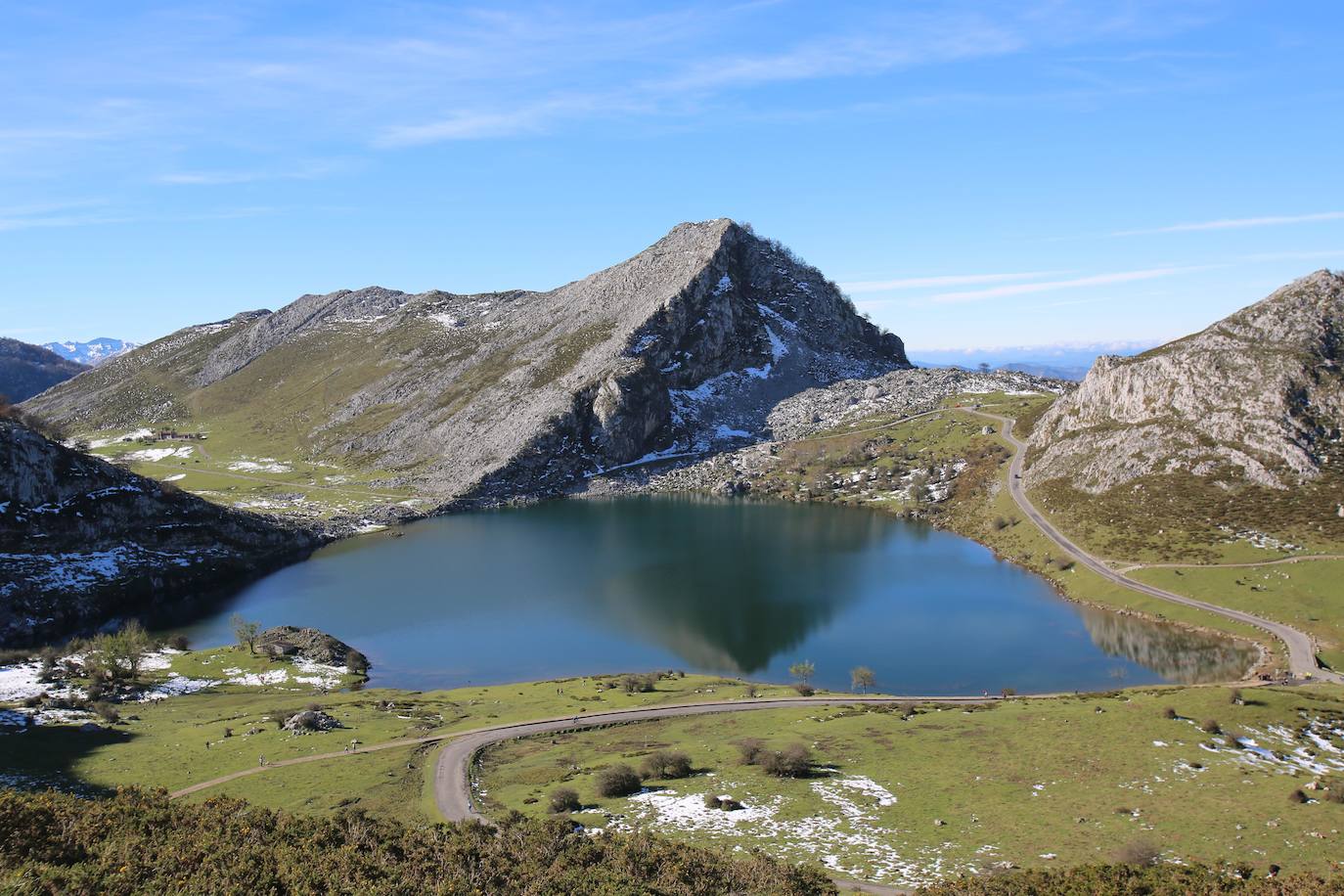 Lago Enol, en Covadonga.