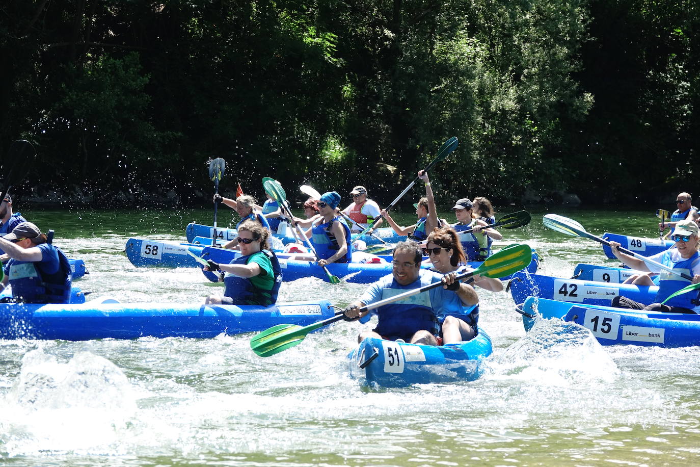 Una imagen del Descenso del Sella de 2019.