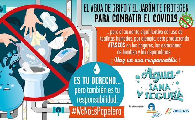Coronavirus | Incrementa el número de toallitas húmedas arrojadas al váter en Asturias