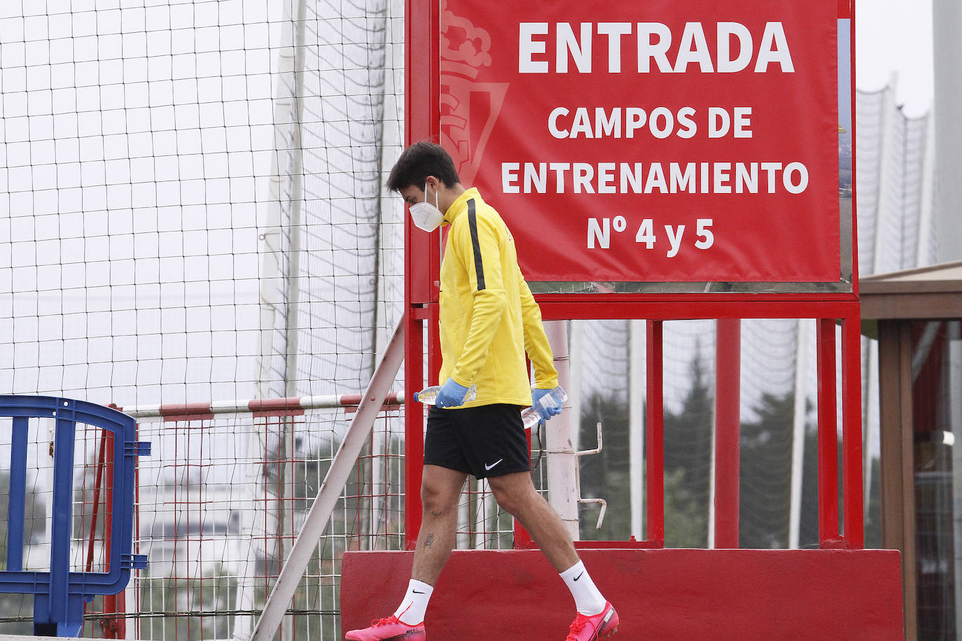 Fotos: Entrenamiento del Sporting (13/05/2020)