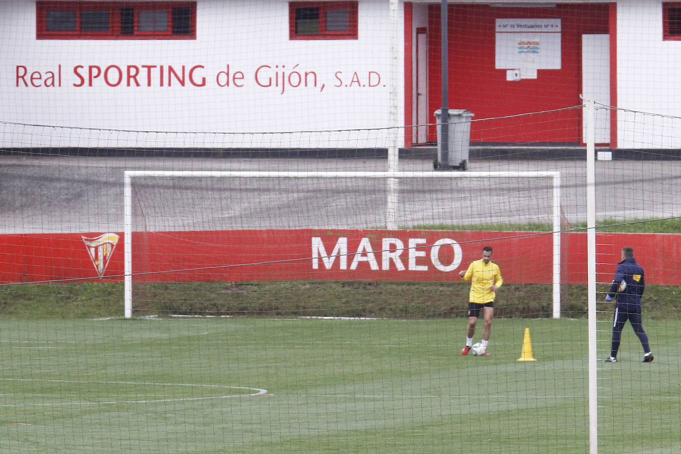 Fotos: Entrenamiento del Sporting (13/05/2020)